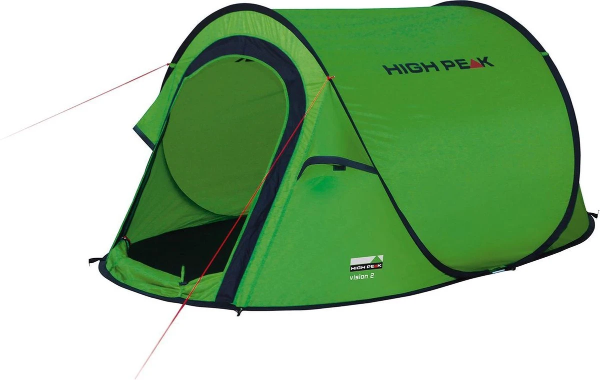 High Peak Vision 2 Pop Up Tent - Groen - 2 Persoons 1 High Peak Vision 2 Pop Up Tent - Groen - 2 Persoons