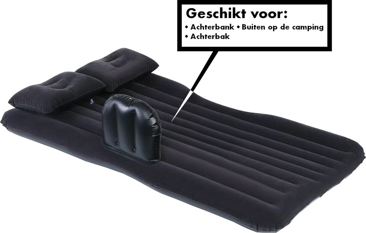 Auto Luchtbed - Auto Bed - Auto Matras - Achterbank En Achterbak - 2 Persoons - Incl. Elektrische Pomp - 175 X 125 CM 2 Auto Luchtbed - Auto Bed - Auto Matras - Achterbank En Achterbak - 2 Persoons - Incl. Elektrische Pomp - 175 X 125 CM - Afbeelding 2