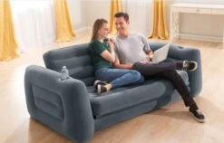 Intex Luxe Bankstel / Opblaasbare Slaapbank - 2-persoons - 203x224x66 Cm -Buiten Kamperen 1200x767