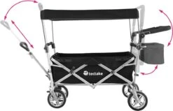 Tectake - Opvouwbare Bolderwagen Handkar Nico Zwart - 403549 -Buiten Kamperen 1200x771 10