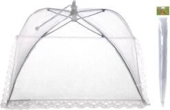 Merkloos Opvouwbaar Vliegennetje / Vliegenkapje 45 X 45 Cm - Hoogte 20 Cm 6 Merkloos Opvouwbaar Vliegennetje / Vliegenkapje 45 X 45 Cm - Hoogte 20 Cm -Buiten Kamperen 1200x774 3