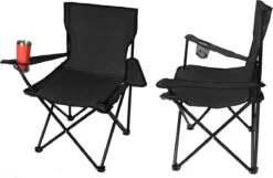 Campingstoel Vouwstoel Visstoel - Zwart - Draaggewicht 100kg 6 Campingstoel Vouwstoel Visstoel - Zwart - Draaggewicht 100kg -Buiten Kamperen 1200x783 1