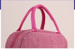 Koeltas - Lunchtas - Volwassenen En Kinderen - Compact & Handig: Zomer - Picknick -School - Lunch - Werk - Klassiek Roze -Buiten Kamperen 1200x789 6
