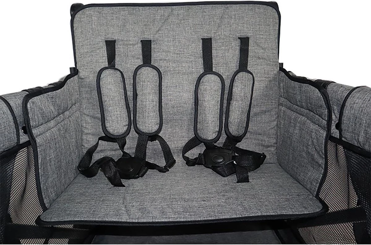 FUXTEC Bolderkar FX-CTXL900 - Premium Grijs - Nu Voor Maximaal 4 Kinderen 2 FUXTEC Bolderkar FX-CTXL900 - Premium Grijs - Nu Voor Maximaal 4 Kinderen - Afbeelding 2