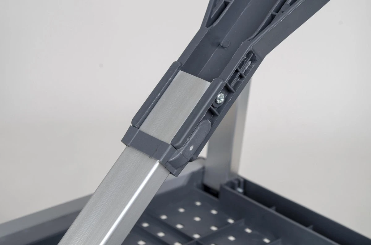 Bo-Camp Picknicktafel - Basic - Inklapbaar - Grijs 2 Bo-Camp Picknicktafel - Basic - Inklapbaar - Grijs - Afbeelding 2