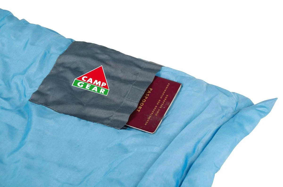 Camp-Gear Slaapzak - Travel Mini - 190x75 Cm - Grijs/blauw 3 Camp-Gear Slaapzak - Travel Mini - 190x75 Cm - Grijs/blauw - Afbeelding 3