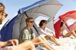 Sport-Brella - Premiere Strandtent - Windscherm - Tochtscherm - Tochtscherm - Stormparaplu - Zonnescherml - Blauw -Buiten Kamperen 1200x795 7