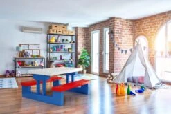 Merkloos Kinder Picknicktafel Met Parasol - Blauw 14 Merkloos Kinder Picknicktafel Met Parasol - Blauw -Buiten Kamperen 1200x800 189