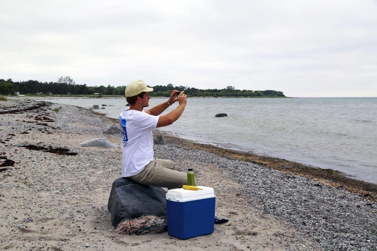 Mobicool MMP24 Koelbox - 24 L - Passief - Blauw/wit 2 Mobicool MMP24 Koelbox - 24 L - Passief - Blauw/wit - Afbeelding 2