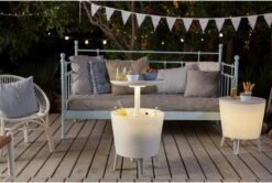 Keter Coolbar Partytafel – Lichtgevend - 49,5x49,5x57cm - Wit -Buiten Kamperen 1200x806 5