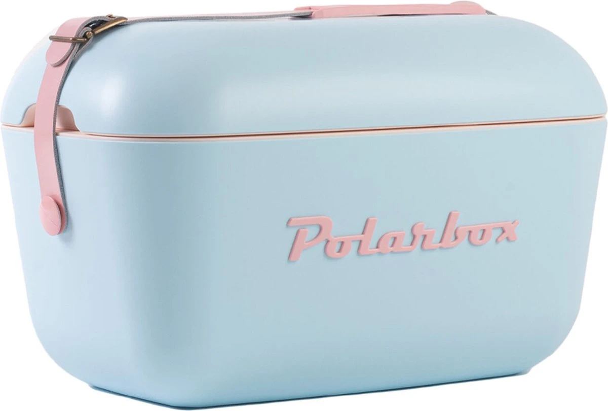 Polarbox Koelbox Met Schouderband - Pop Blauw - 20 Liter - 45x30x(H)27cm 1 Polarbox Koelbox Met Schouderband - Pop Blauw - 20 Liter - 45x30x(H)27cm