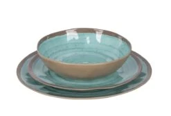 Bo-Camp Servies Halo - 12 Delig Melamine - Aqua -Buiten Kamperen 1200x813 6
