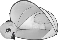 Deryan Luxe Pop Up Strandtent XXL - Anti-UV 50+ - Zilver 33 Deryan Luxe Pop Up Strandtent XXL - Anti-UV 50+ - Zilver -Buiten Kamperen 1200x836