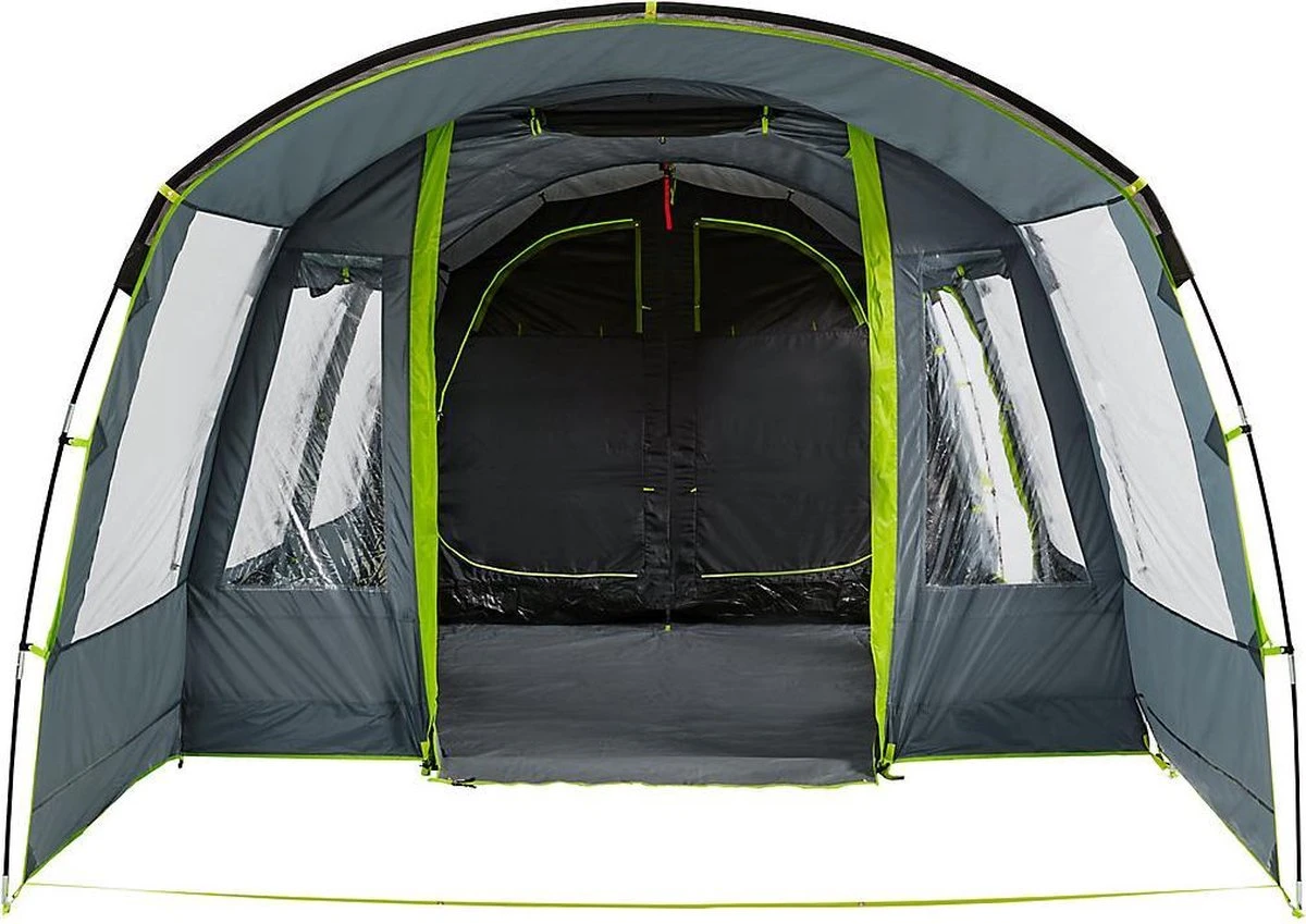 Coleman Vail 4L Tunneltent - Familie Tent - 4-Persoons - Grijs/Groen 1 Coleman Vail 4L Tunneltent - Familie Tent - 4-Persoons - Grijs/Groen