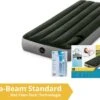 Intex Luchtbed - Downy - Formaat: Cot - B76 X L191 X H25 Cm - Ingebouwde Voetpomp- Met Reparatieset