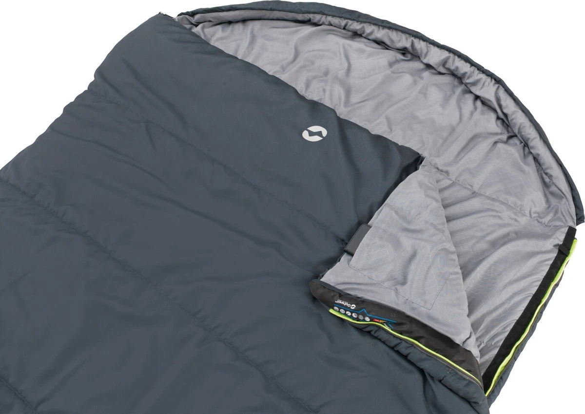 Outwell Slaapzak Dubbel Campion Lux Bruin 2 Outwell Slaapzak Dubbel Campion Lux Bruin - Afbeelding 2