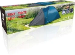 Dunlop Tent - Blauw - 2 Persoons -Buiten Kamperen 1200x874