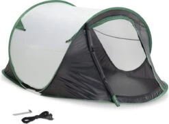 JEMIDI Tweepersoons Pop-up Tent - Opgooitent, Werptent Voor 2 Personen - Ideaal Als Festivaltent Of Kampeertent - Verschillende Kleuren -Buiten Kamperen 1200x877 1