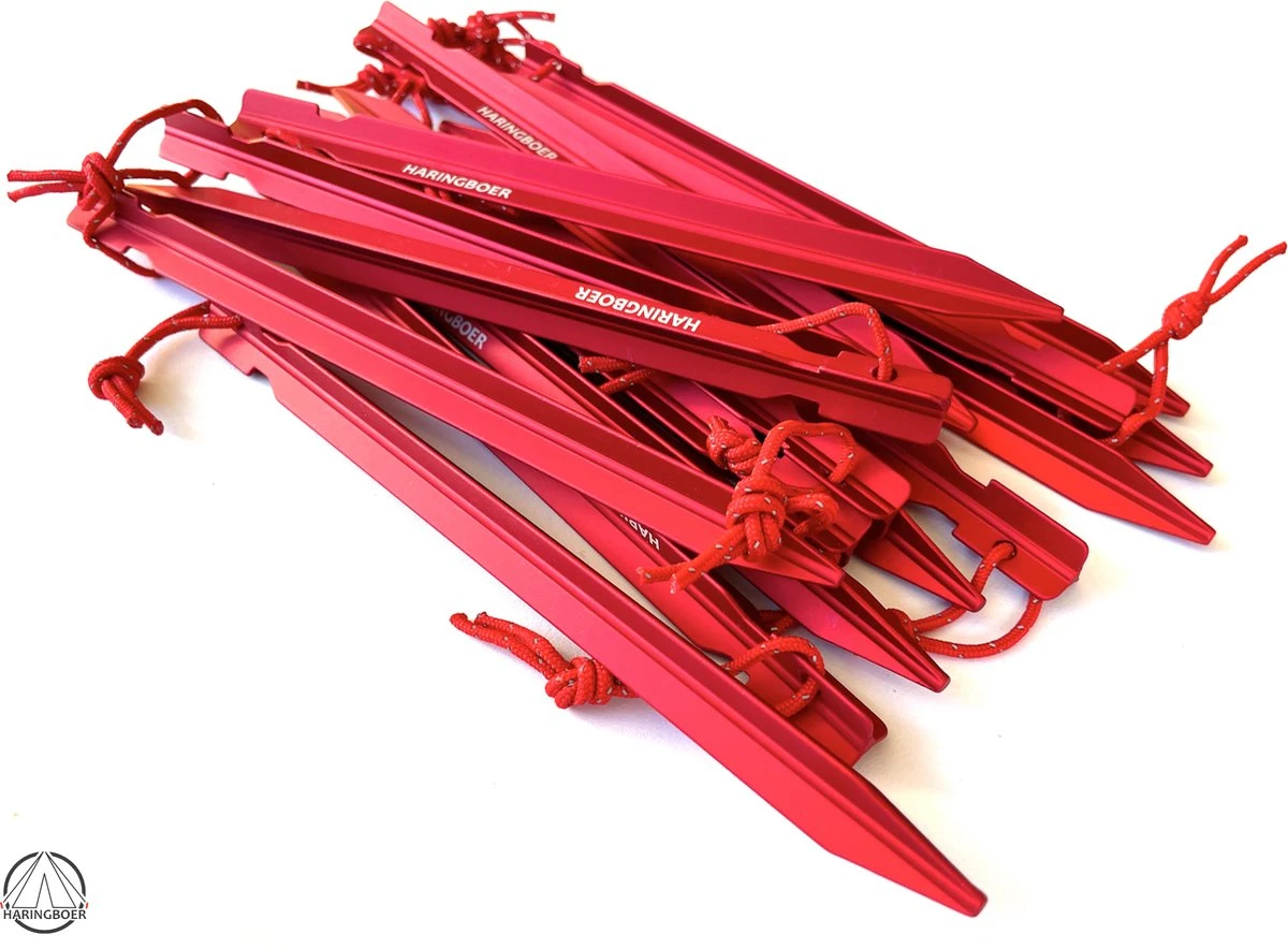 Haringboer Tentharingen - 18cm 7075-T6 Aluminium Y-haringen - Tentharingen Inclusief Haringzak 5 Haringboer Tentharingen - 18cm 7075-T6 Aluminium Y-haringen - Tentharingen Inclusief Haringzak - Afbeelding 5