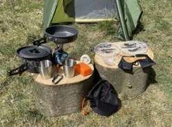 Hikr® Camping Pannenset - Complete 22-delige Kookset - Lichtgewicht - Kookgerei Servies - Outdoor - BPA-vrij - Keukengerei Set 13 Hikr® Camping Pannenset - Complete 22-delige Kookset - Lichtgewicht - Kookgerei Servies - Outdoor - BPA-vrij - Keukengerei Set -Buiten Kamperen 1200x886