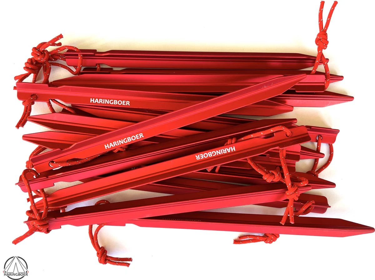 Haringboer Tentharingen - 18cm 7075-T6 Aluminium Y-haringen - Tentharingen Inclusief Haringzak 6 Haringboer Tentharingen - 18cm 7075-T6 Aluminium Y-haringen - Tentharingen Inclusief Haringzak - Afbeelding 6