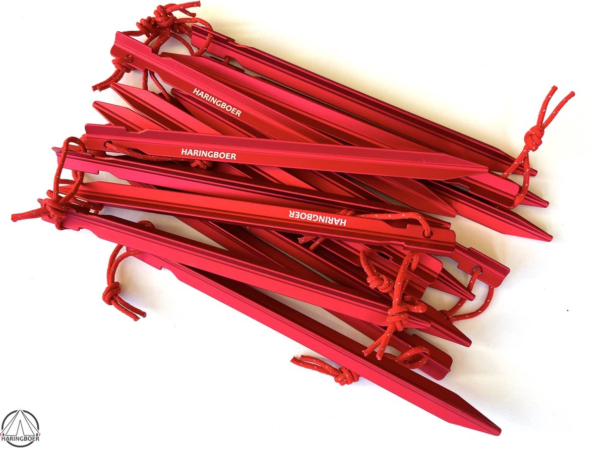 Haringboer Tentharingen - 18cm 7075-T6 Aluminium Y-haringen - Tentharingen Inclusief Haringzak 4 Haringboer Tentharingen - 18cm 7075-T6 Aluminium Y-haringen - Tentharingen Inclusief Haringzak - Afbeelding 4