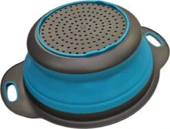 Merkloos Inklapbare Vergiet - Opvouwbaar - Groot - Blauw - Siliconen 9 Merkloos Inklapbare Vergiet - Opvouwbaar - Groot - Blauw - Siliconen -Buiten Kamperen 1200x912