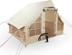 Opblaasbare Vier Persoons Tent Beige 300x200x210 Cm 23 Opblaasbare Vier Persoons Tent Beige 300x200x210 Cm -Buiten Kamperen 1200x920