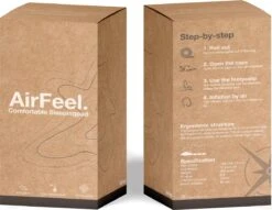 AirFeel Opblaasbaar Slaapmatje - Ingebouwde Pomp En Kussen - Lichtgewicht - 196 X 60 X 6cm - Gray -Buiten Kamperen 1200x928