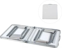 Merkloos Campingtafel - Opklapbaar - 75 X 55 X 70 Cm - Compact - Met Handvat -Buiten Kamperen 1200x938 4