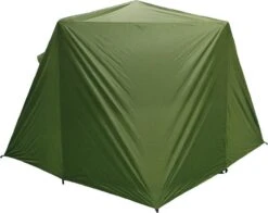 FisherPro Karpertent Met Stormcover – Vistent – Tent - Bescherming Tegen Zon En Wind – 100% Waterdichte Stormhoes – Met Handige Meeneemtas – Ook Geschikt Als Strandtent Of Festivaltent – Extra Veiligheid En Warmte Door Stormcover -Buiten Kamperen 1200x953