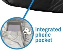 HikeMeister Mummy Slaapzak 1600 Gram - Kamperen - Zwart - Ca. 220 X 80 Cm - Met Binnenzak - Comfortzone: 0-15 Graden - Draagtas -Buiten Kamperen 1200x964 2