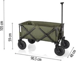 Campart Bolderkar HC-0915 - Opvouwbaar - Bolderwagen Met Stevig Harmonicaframe - Inclusief Opbergtas En Bodemplaat - Groen 12 Campart Bolderkar HC-0915 - Opvouwbaar - Bolderwagen Met Stevig Harmonicaframe - Inclusief Opbergtas En Bodemplaat - Groen -Buiten Kamperen 1200x974 4