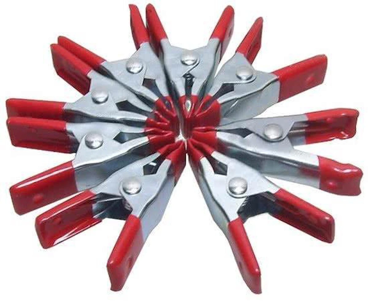 Benson Metalen Veerklem - 50 Mm - 8 Stuks 6 Benson Metalen Veerklem - 50 Mm - 8 Stuks - Afbeelding 6