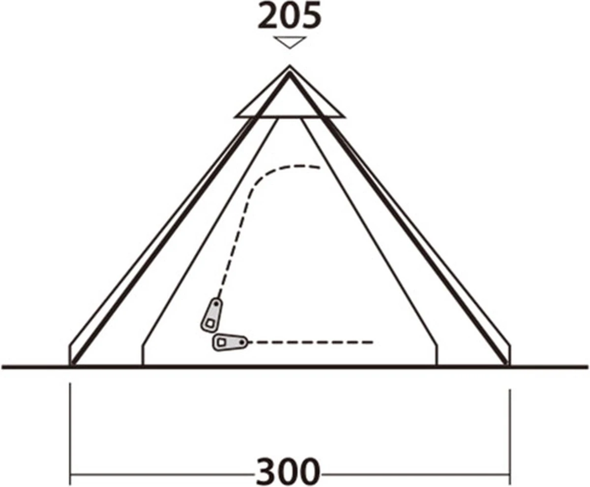Easy Camp Tent Bolide 400 - Rood - 4 Persoons 12 Easy Camp Tent Bolide 400 - Rood - 4 Persoons - Afbeelding 12