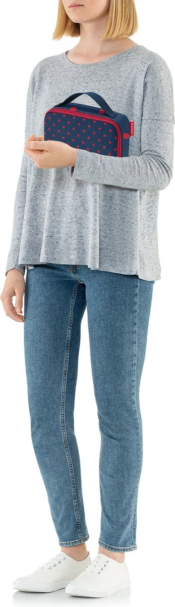 Reisenthel Thermocase Lunchbox - 1,5L - Mixed Dots Red Rood 3 Reisenthel Thermocase Lunchbox - 1,5L - Mixed Dots Red Rood - Afbeelding 3