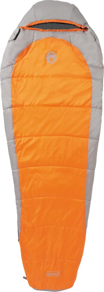 Coleman Silverton Comfort 150 Mummy Slaapzak - 223 X 81 X 55 Cm - Oranje/grijs 1 Coleman Silverton Comfort 150 Mummy Slaapzak - 223 X 81 X 55 Cm - Oranje/grijs