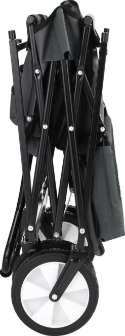 Monzana Bolderkar Opvouwbaar - 100 Liter - Met Afneembaar Dak Grijs -Buiten Kamperen 447x1200