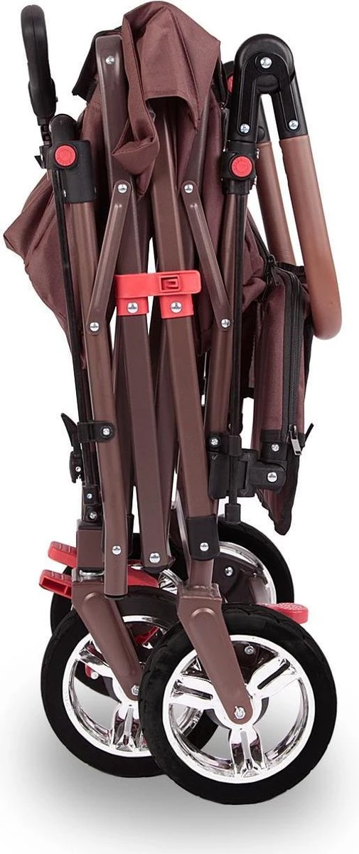 FUXTEC Bolderkar CT800 - Bruin 2 FUXTEC Bolderkar CT800 - Bruin - Afbeelding 2