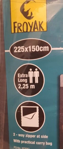 Froyak - 2-persoons Slaapzak XXL Grijs 225 X 150 Cm - Tweepersoonsslaapzak - Tweepersoons - Slaapzak 5 Froyak - 2-persoons Slaapzak XXL Grijs 225 X 150 Cm - Tweepersoonsslaapzak - Tweepersoons - Slaapzak -Buiten Kamperen 511x1200 1