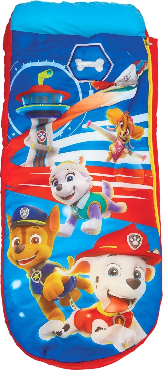 Paw Patrol Junior ReadyBed-2 In 1 Kids Sleeping Inflatable Air Bed In A Bag With A Pump, Polyester, Single 3 Paw Patrol Junior ReadyBed-2 In 1 Kids Sleeping Inflatable Air Bed In A Bag With A Pump, Polyester, Single - Afbeelding 3