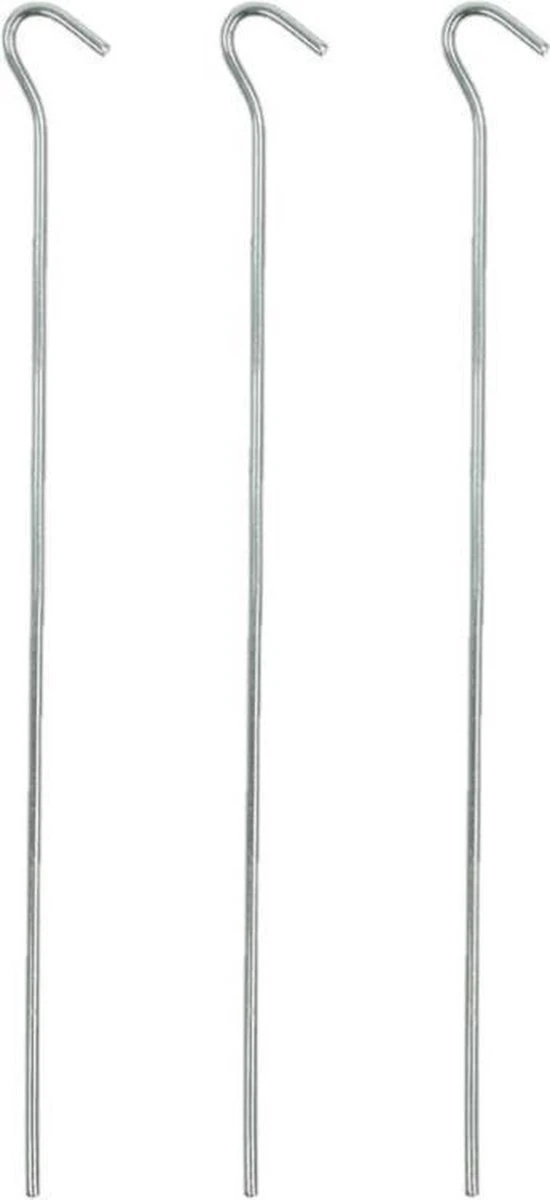 PROPLUS 10x Stuks Grondpennen/tentharingen Metaal Halfrond 30 Cm - Kampeer Artikelen Voor Tent Of Windscherm 8 PROPLUS 10x Stuks Grondpennen/tentharingen Metaal Halfrond 30 Cm - Kampeer Artikelen Voor Tent Of Windscherm - Afbeelding 8