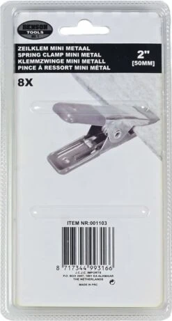 Benson Metalen Veerklem - 50 Mm - 8 Stuks 19 Benson Metalen Veerklem - 50 Mm - 8 Stuks -Buiten Kamperen 643x1200