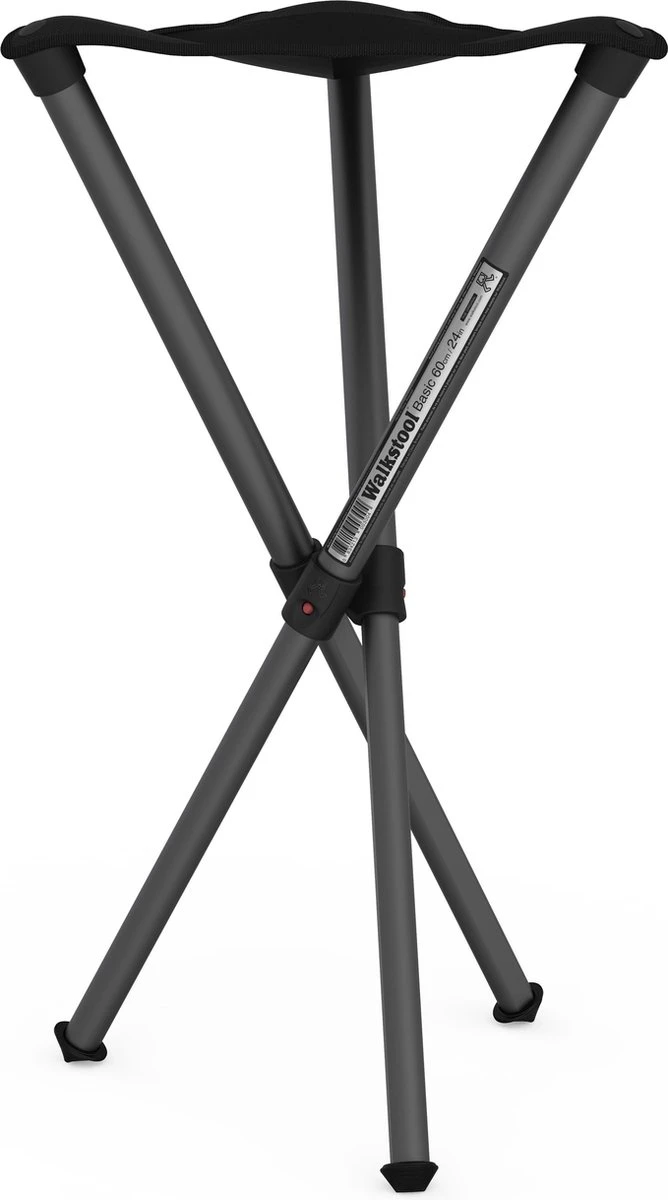 Walkstool - 3-Poots Krukje - Basic 60cm - Verstelbaar - Antraciet 1 Walkstool - 3-Poots Krukje - Basic 60cm - Verstelbaar - Antraciet