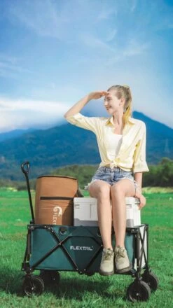 Flextail Gear Bolderkar Opvouwbaar Ezy Wagon - Tot 100KG - Wielen Loskoppelbaar - Zwart -Buiten Kamperen 674x1200 8