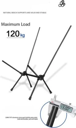 Lopoleis® Campingstoel – Campingstoel Opvouwbaar – Visstoel – Vouwstoel – Strandstoel – Inklapbaar – Lichtgewicht – Outdoor Stoel - Hoge Rugleuning -Buiten Kamperen 715x1200