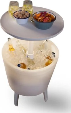 Keter Coolbar Partytafel – Lichtgevend - 49,5x49,5x57cm - Wit -Buiten Kamperen 749x1200 3