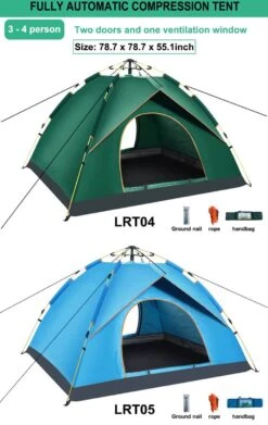 Fish Life Waterdichte Tent - Lichtgewicht Tent - Tent Voor 2-4 Personen - 200*200*140 Cm - Outdoor Camping Tent - Licht Blauw 9 Fish Life Waterdichte Tent - Lichtgewicht Tent - Tent Voor 2-4 Personen - 200*200*140 Cm - Outdoor Camping Tent - Licht Blauw -Buiten Kamperen 758x1200 1