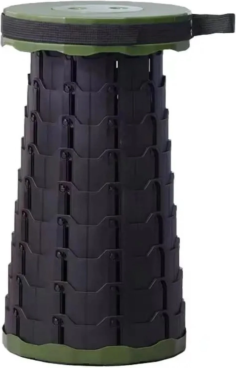 Kampeerkruk - Uitschuifbare Kruk - Military / Groen - Tot 120 Kg - Travel Stool - INCLUSIEF OPBERGZAK - Opvouwbare Campingkruk - Inklapbaar Krukje - Telescopische Kruk - Camping - Outdoor 4 Kampeerkruk - Uitschuifbare Kruk - Military / Groen - Tot 120 Kg - Travel Stool - INCLUSIEF OPBERGZAK - Opvouwbare Campingkruk - Inklapbaar Krukje - Telescopische Kruk - Camping - Outdoor - Afbeelding 4