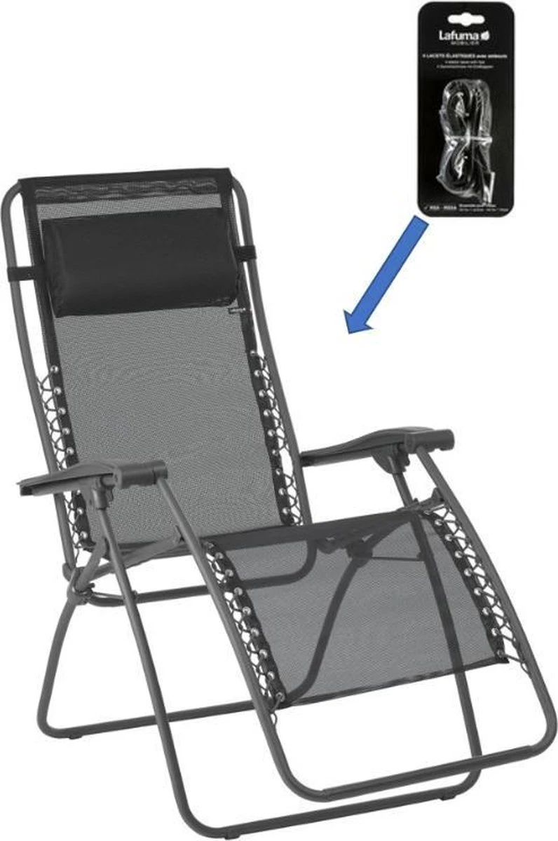 Vervangings Elastiek - Voor Lafuma RSX En RSXA - Zwart 4 Vervangings Elastiek - Voor Lafuma RSX En RSXA - Zwart - Afbeelding 4